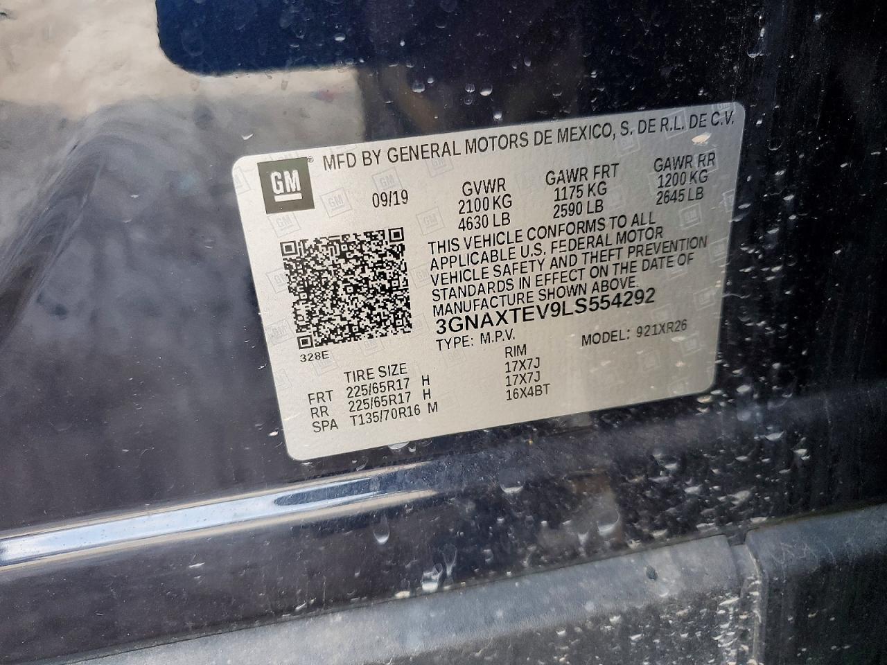 2020 CHEVROLET EQUINOX LT photo 27