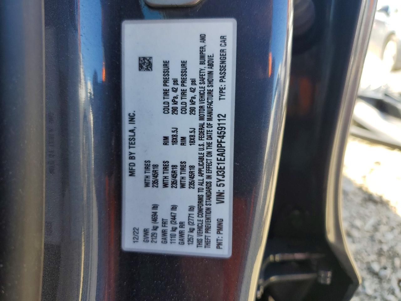 2023 TESLA MODEL 3 photo 14