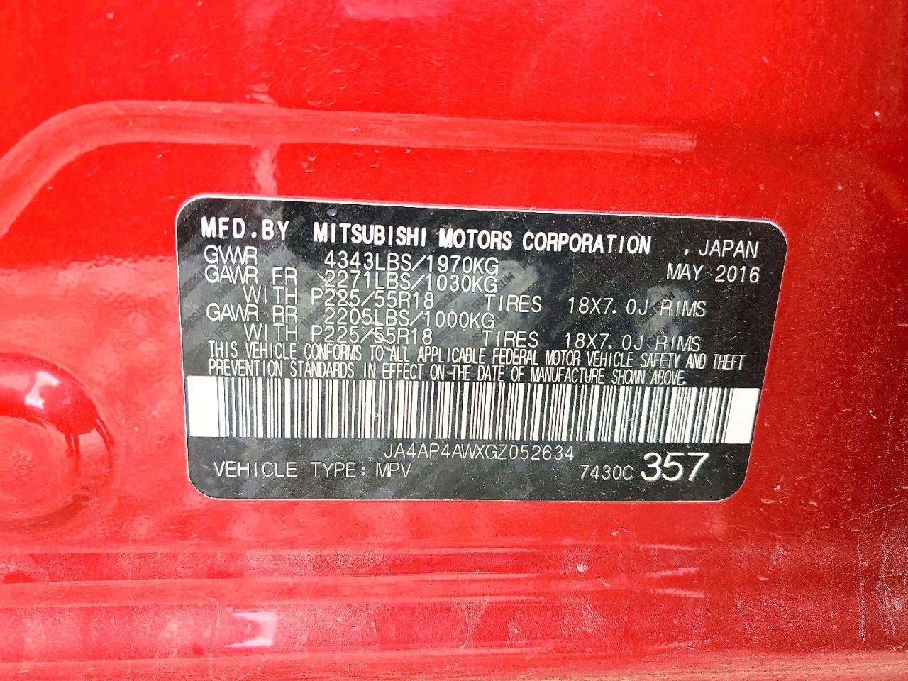 2016 MITSUBISHI OUTLANDER SPORT SEL photo 25