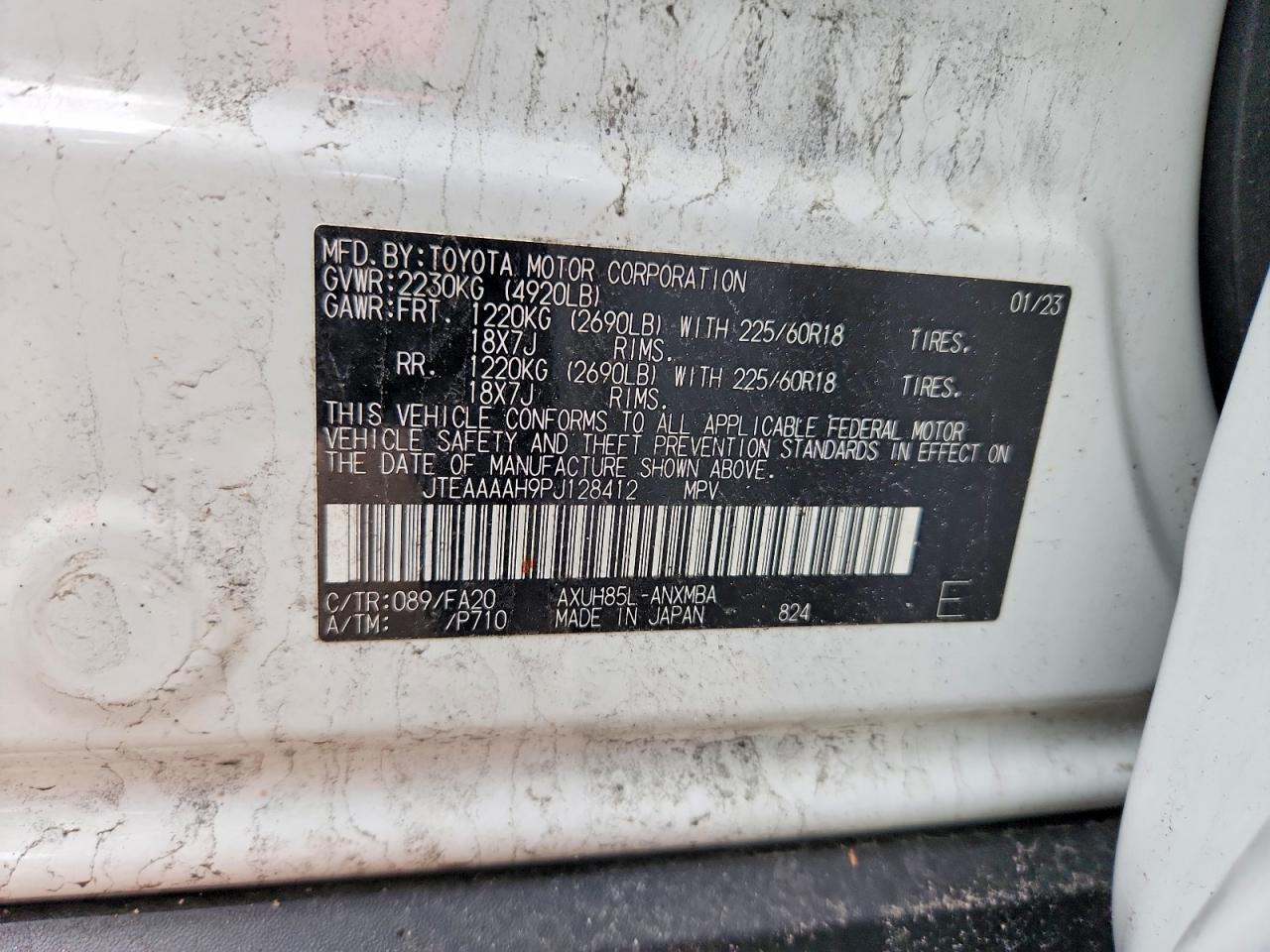 2023 TOYOTA VENZA LE photo 25