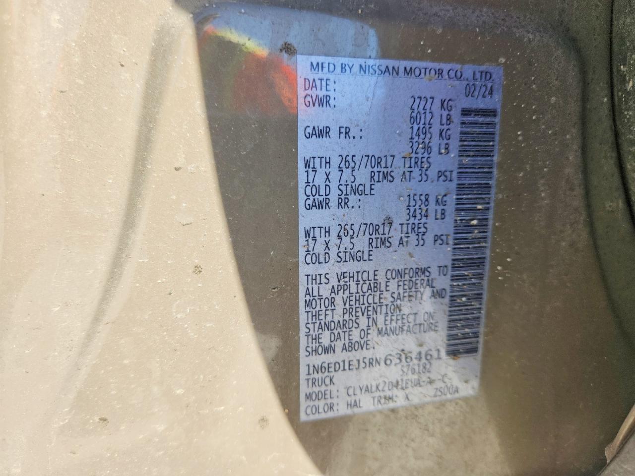 2024 NISSAN FRONTIER PRO-X photo 12