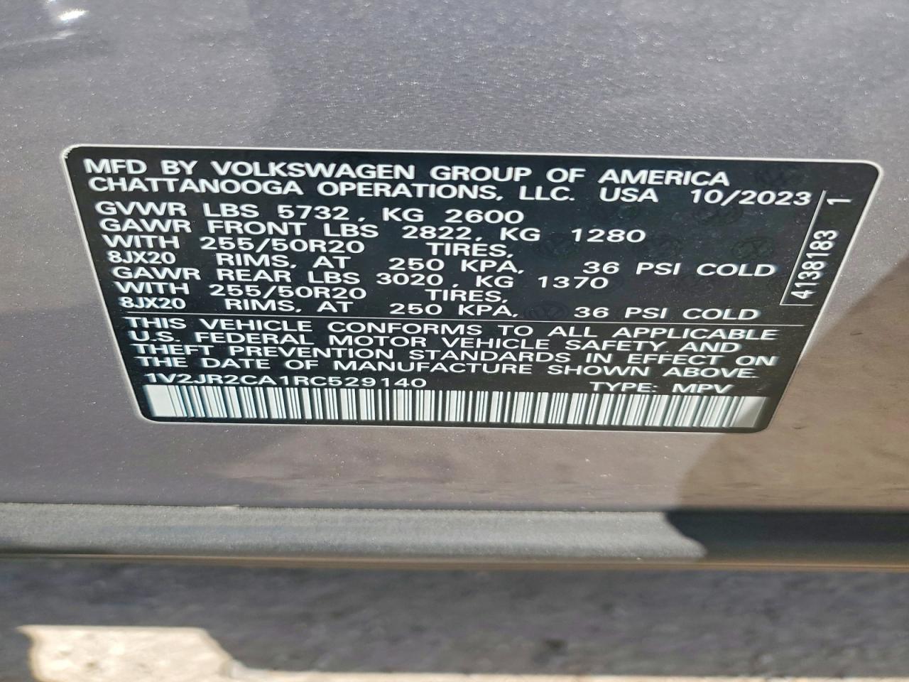 2024 VOLKSWAGEN ATLAS SE photo 25