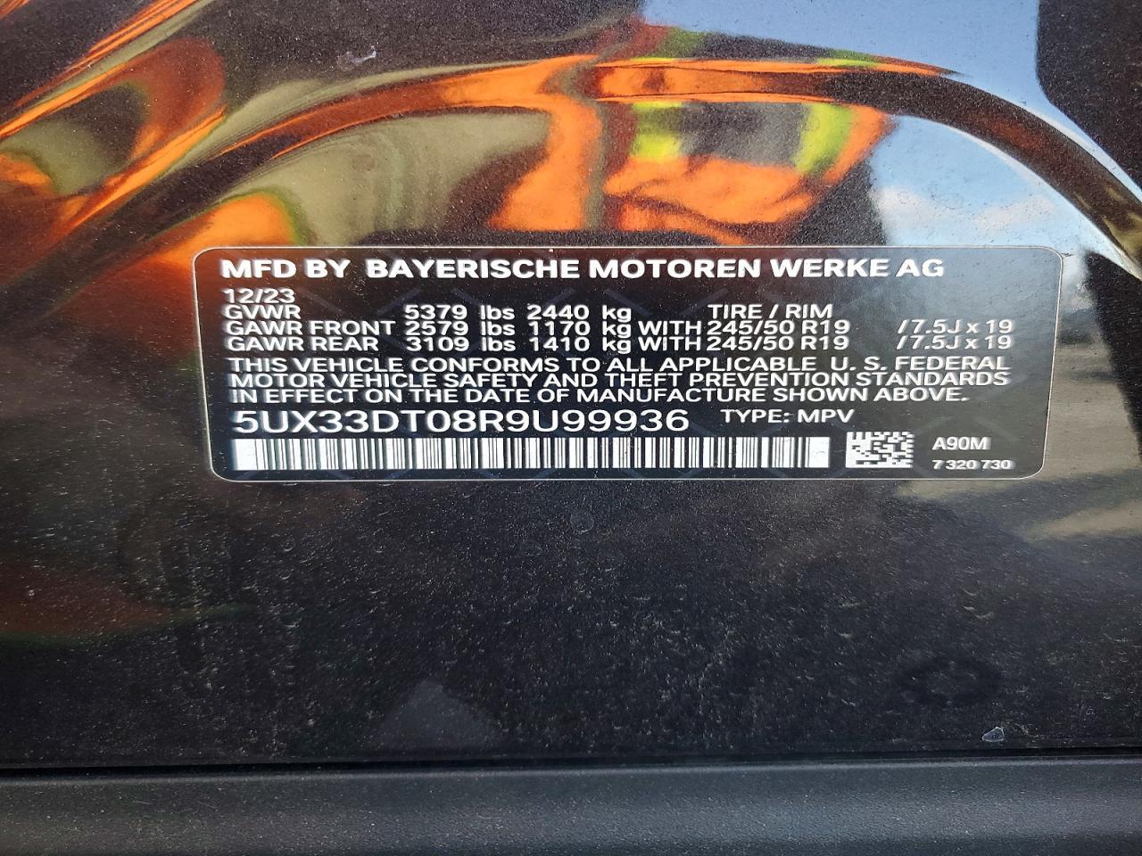 2024 BMW X4 XDRIVE30I photo 37