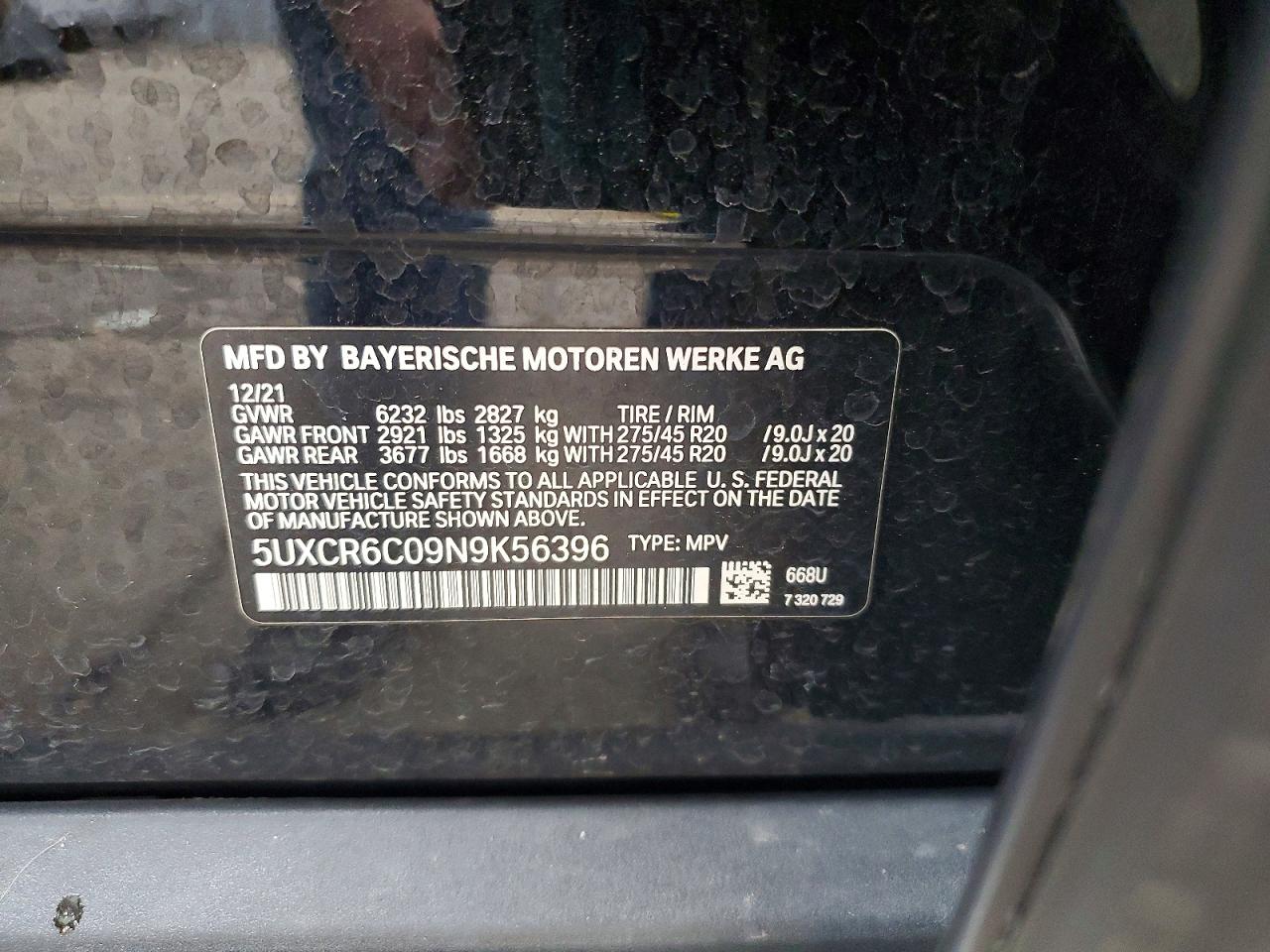2022 BMW X5 XDRIVE40I photo 37