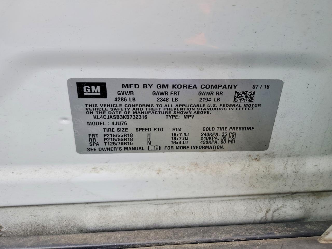 2019 BUICK ENCORE PREFERRED photo 25