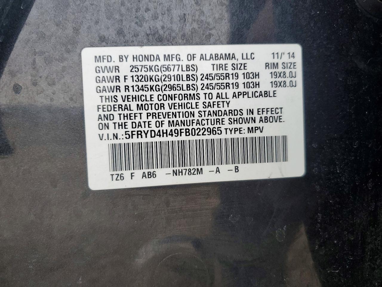 2015 ACURA MDX TECHNOLOGY photo 13