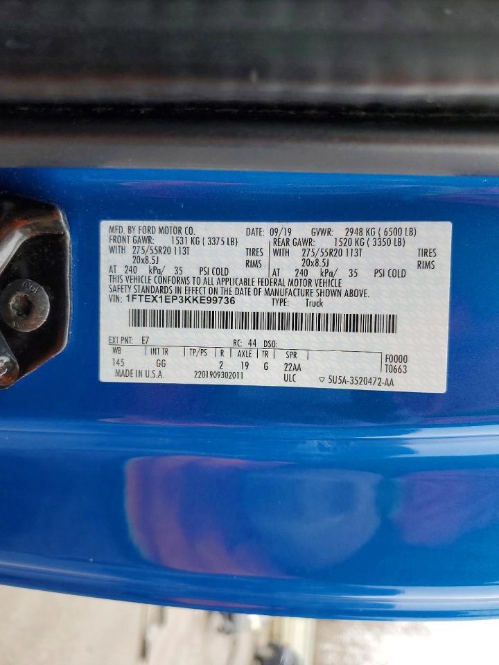 2019 FORD F150 SUPER CAB photo 23