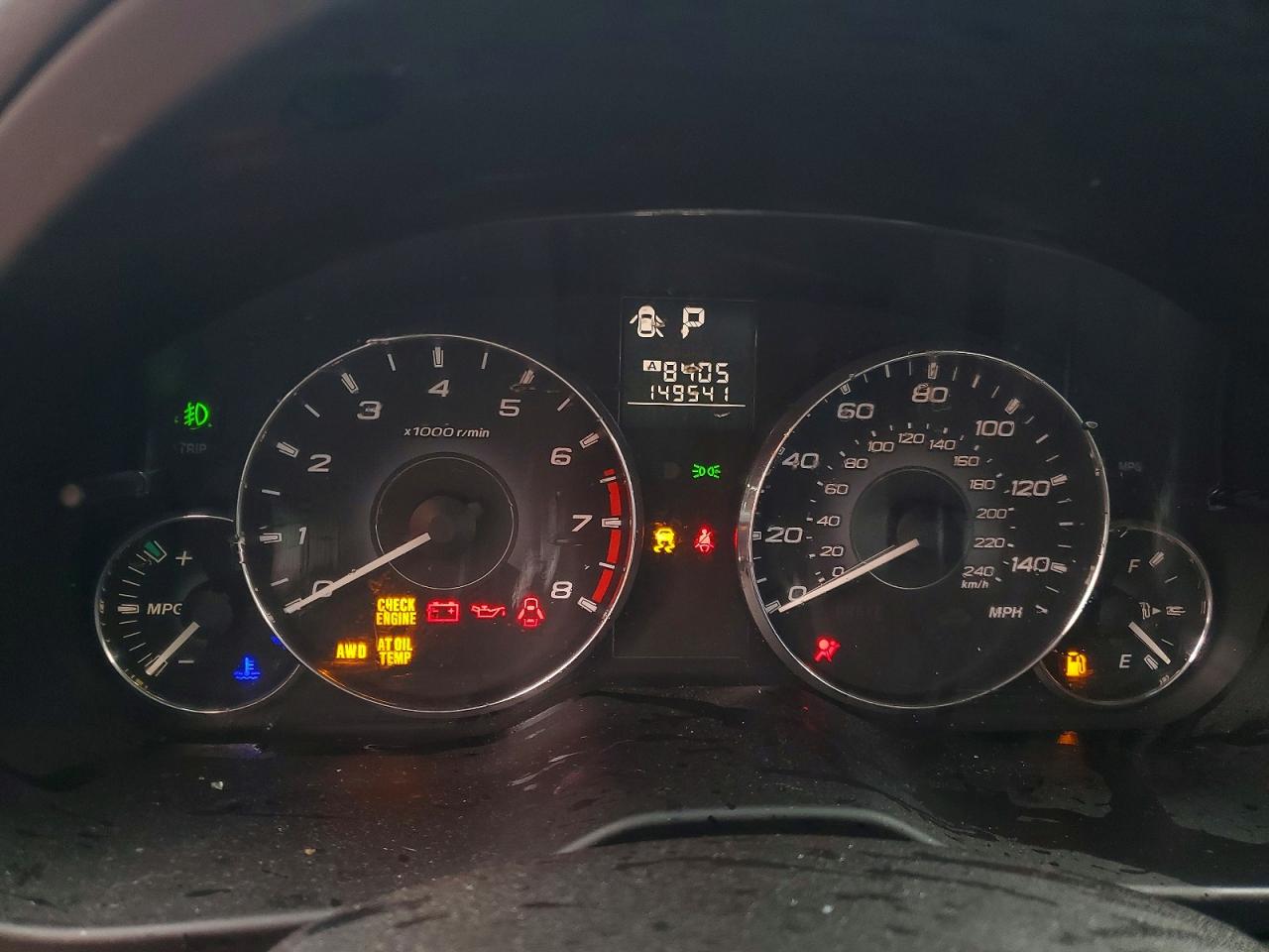 2011 SUBARU OUTBACK 2.5I PREMIUM photo 9