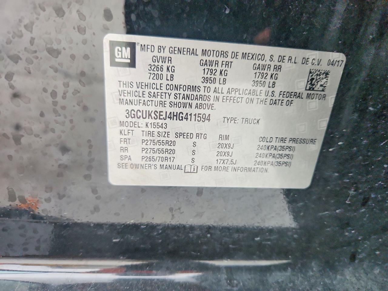2017 CHEVROLET SILVERADO K1500 LTZ photo 25