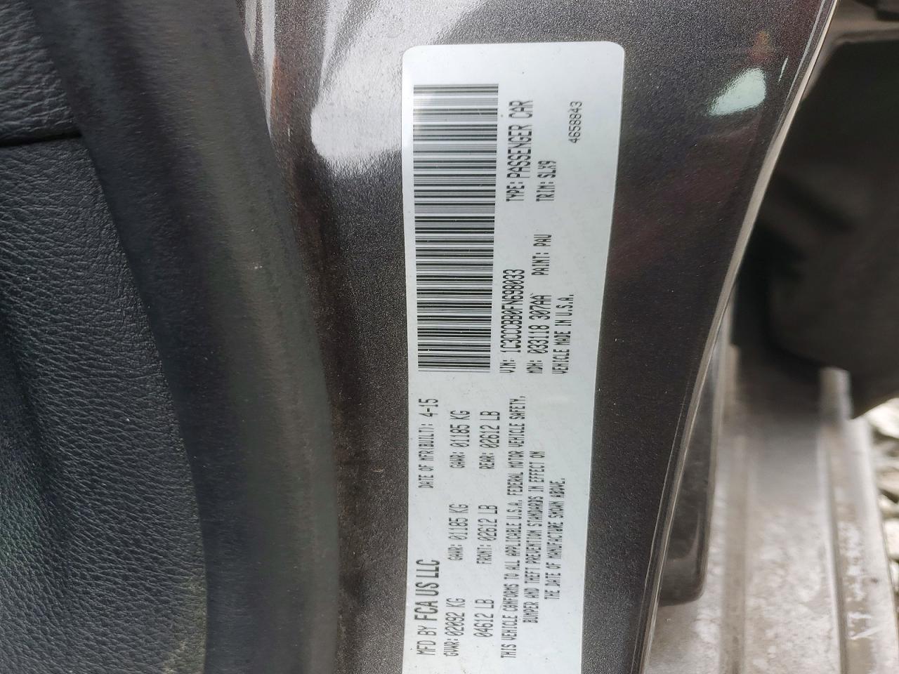 2015 CHRYSLER 200 S photo 22