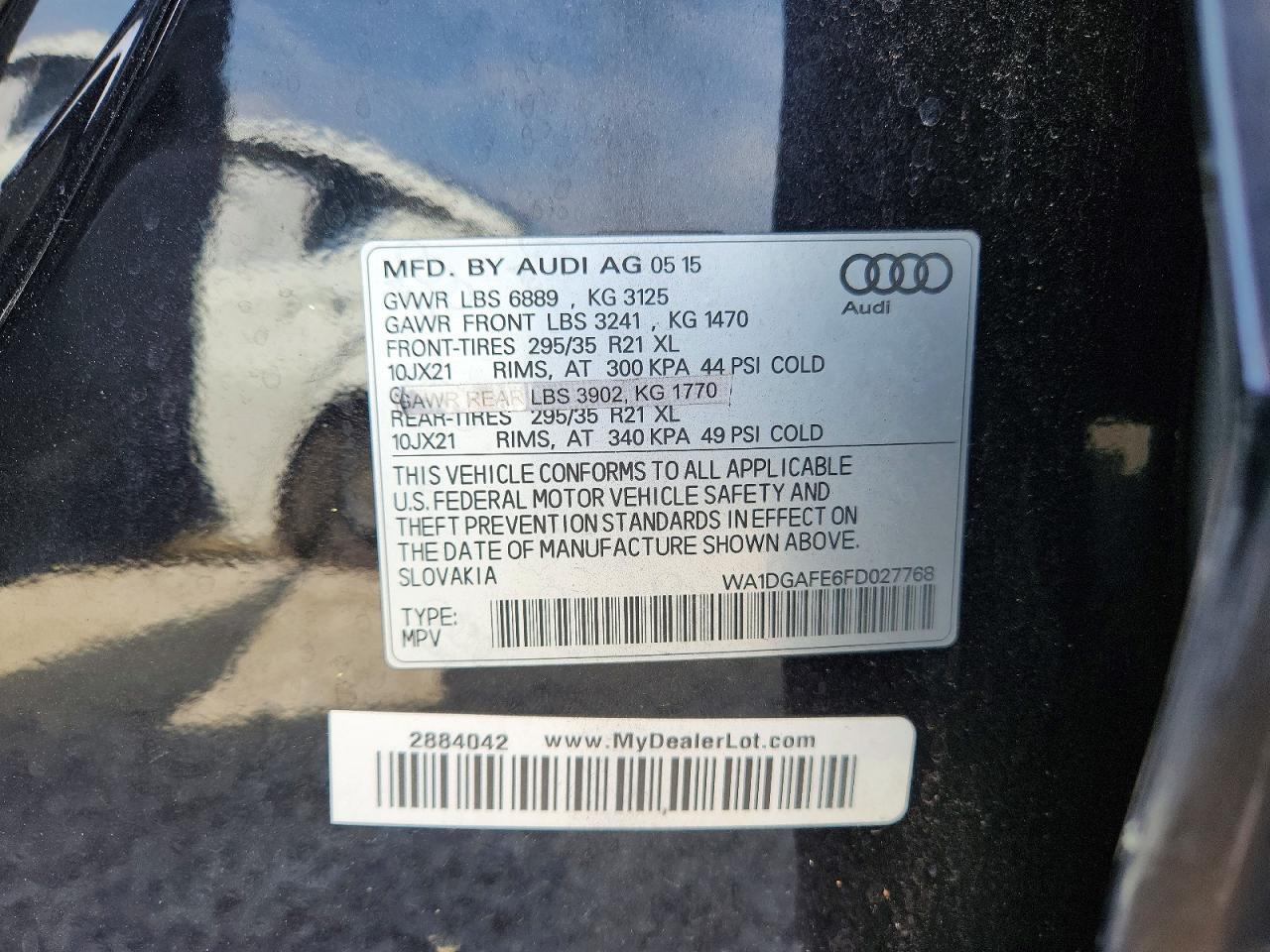 2015 AUDI Q7 photo 13