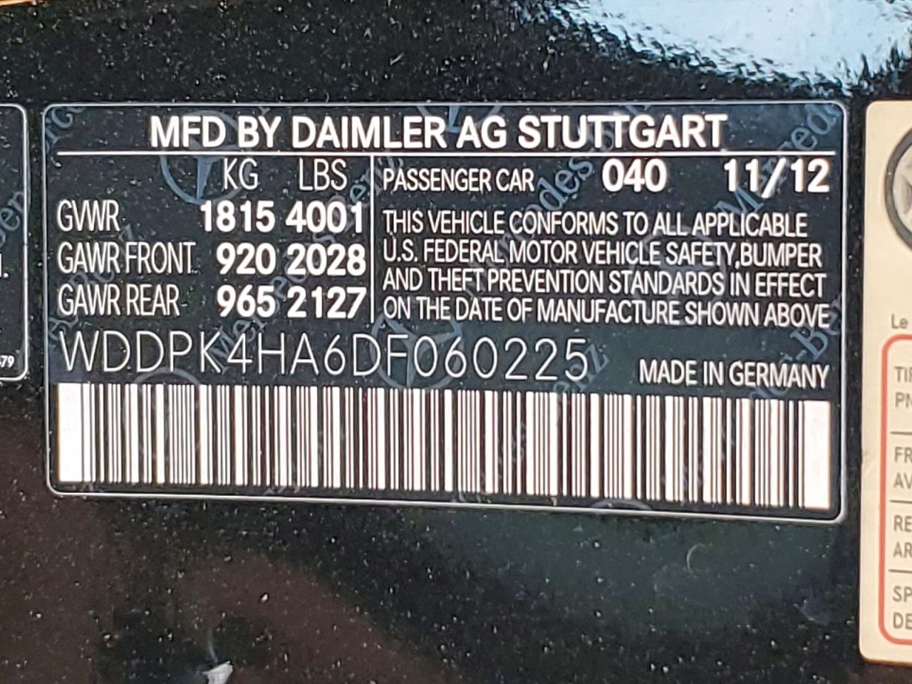2013 MERCEDES-BENZ SLK 250 photo 12