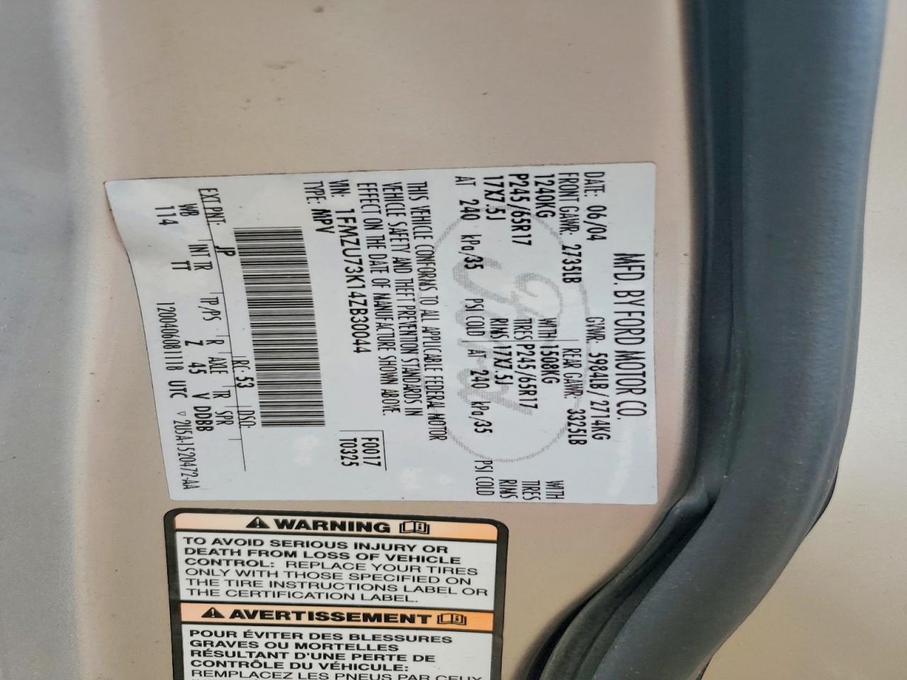 2004 FORD EXPLORER XLT photo 25