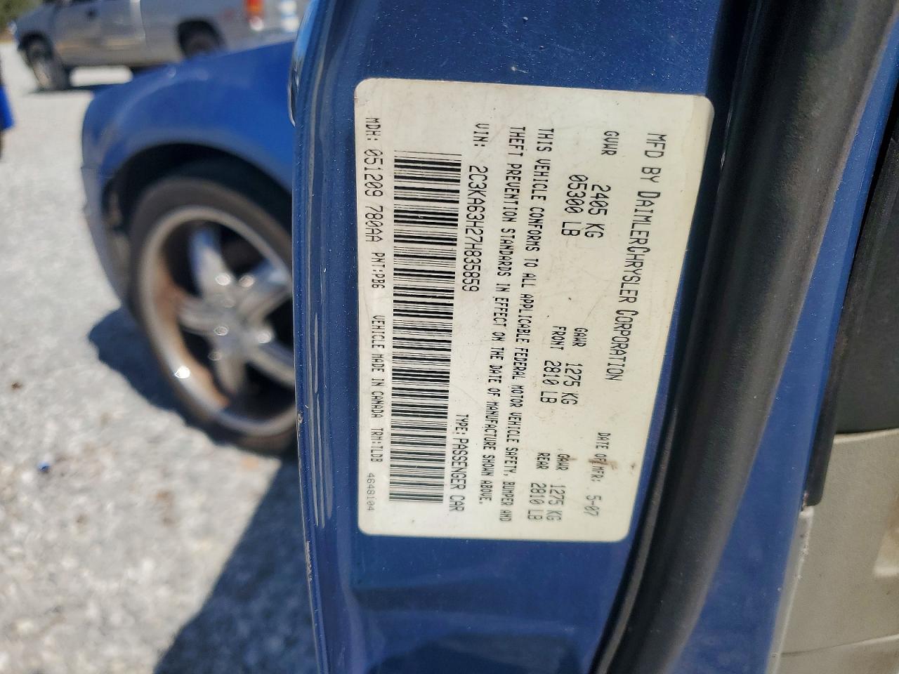 2007 CHRYSLER 300C photo 37