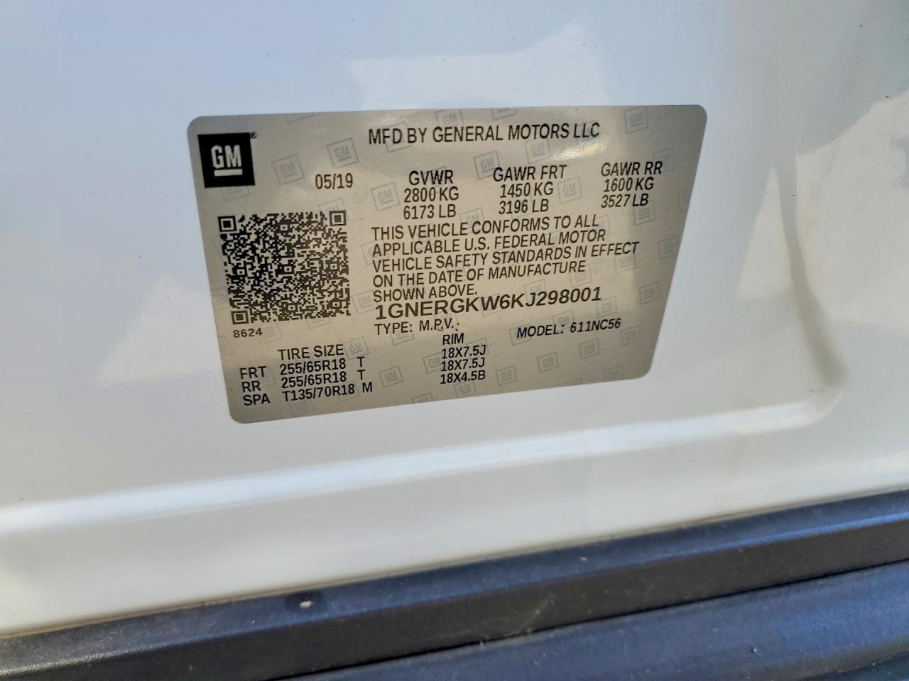 2019 CHEVROLET TRAVERSE LT photo 25
