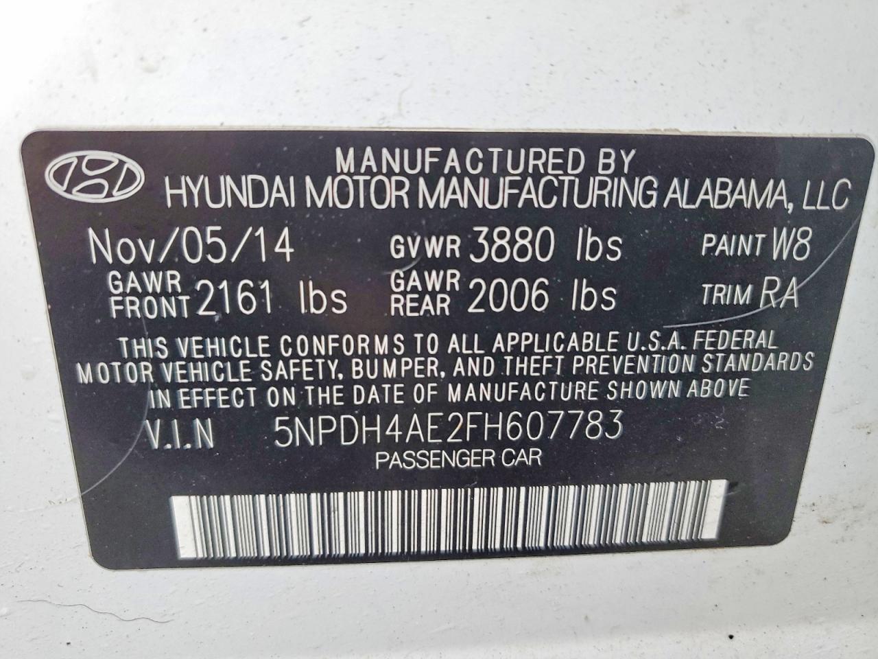 2015 HYUNDAI ELANTRA LIMITED photo 34