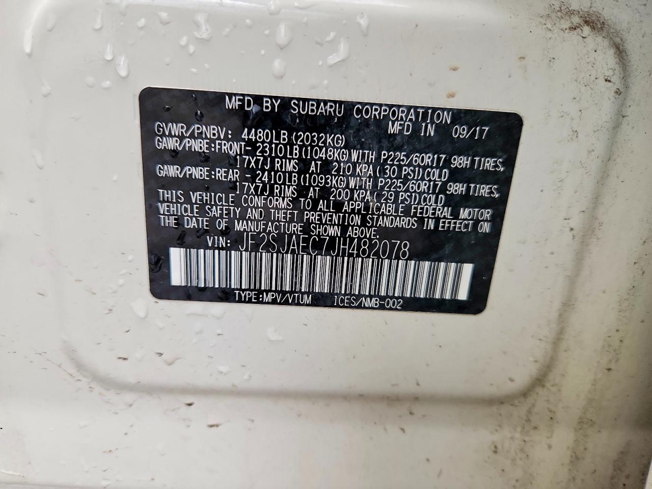2018 SUBARU FORESTER 2.5I PREMIUM photo 13