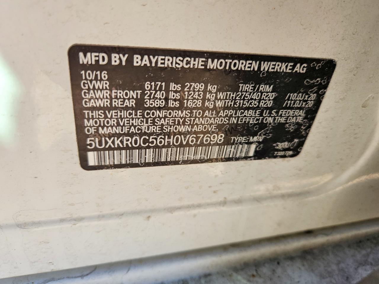 2017 BMW X5 XDRIVE35I photo 25