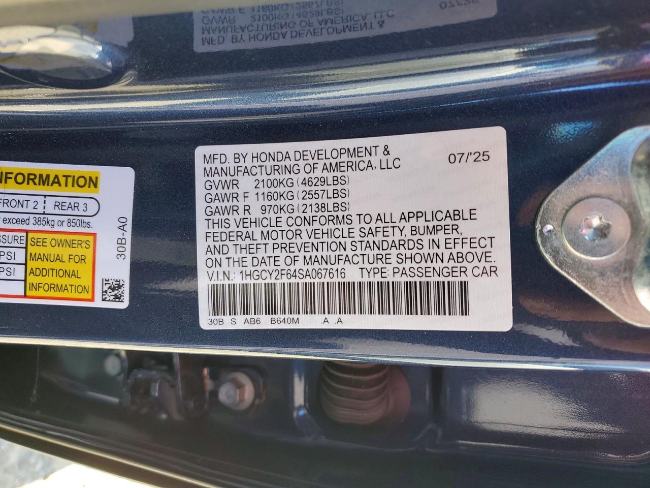 2025 HONDA ACCORD HYBRID EXL photo 25