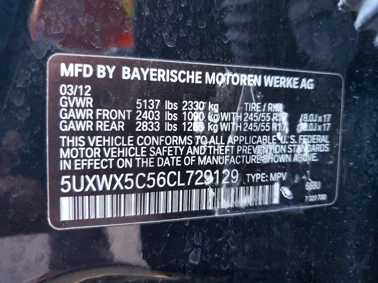 2012 BMW X3 XDRIVE28I photo 27