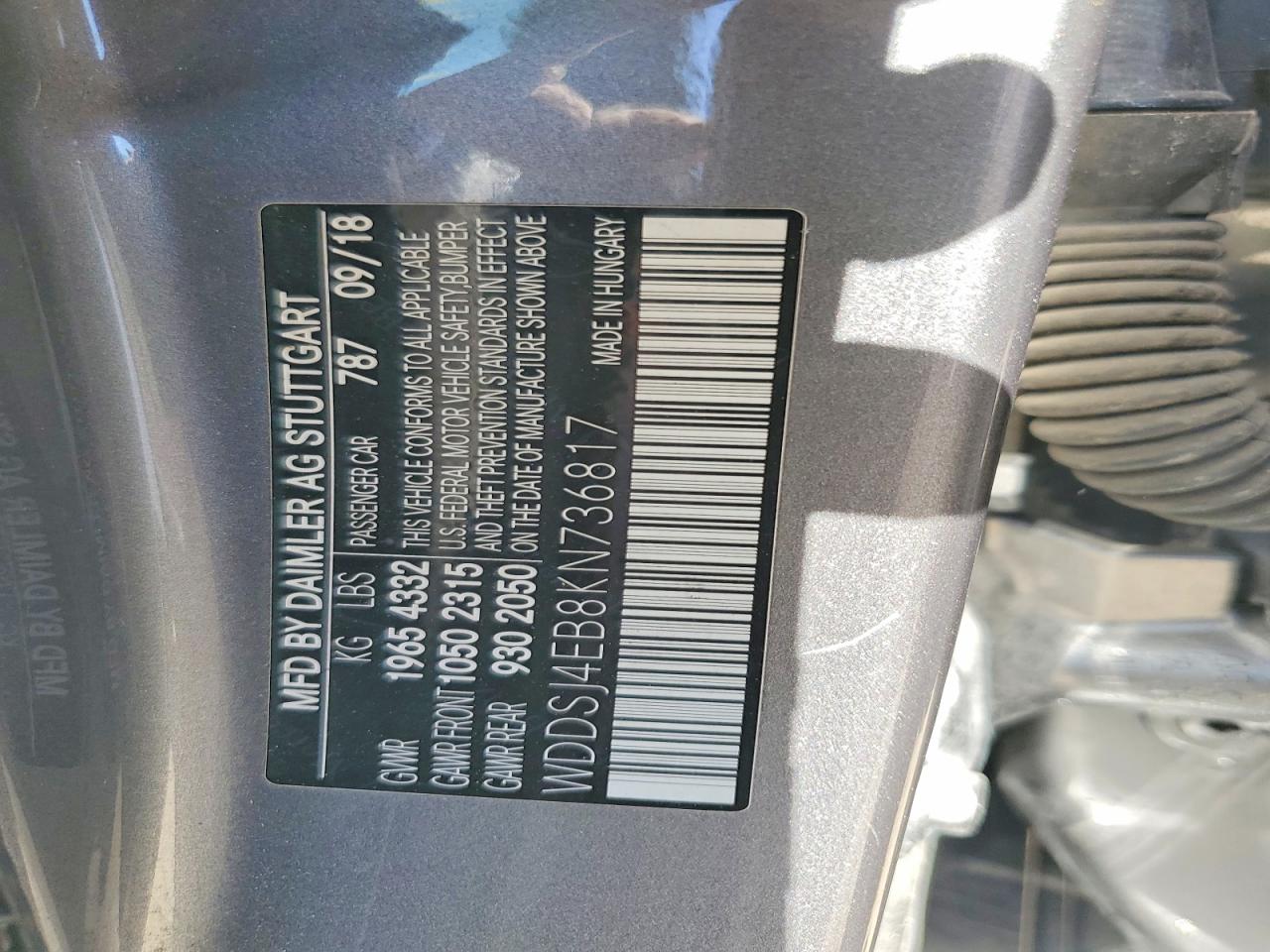 2019 MERCEDES-BENZ CLA 250 photo 34