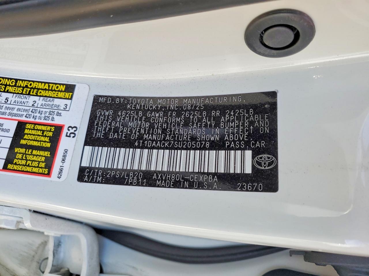 2025 TOYOTA CAMRY XSE photo 12