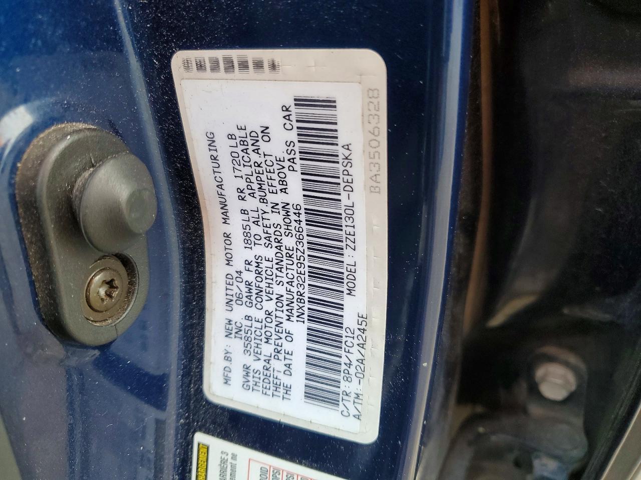 2005 TOYOTA COROLLA S photo 13