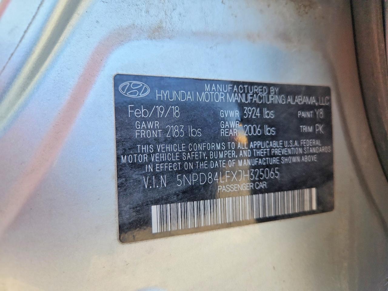 2018 HYUNDAI ELANTRA SEL photo 12