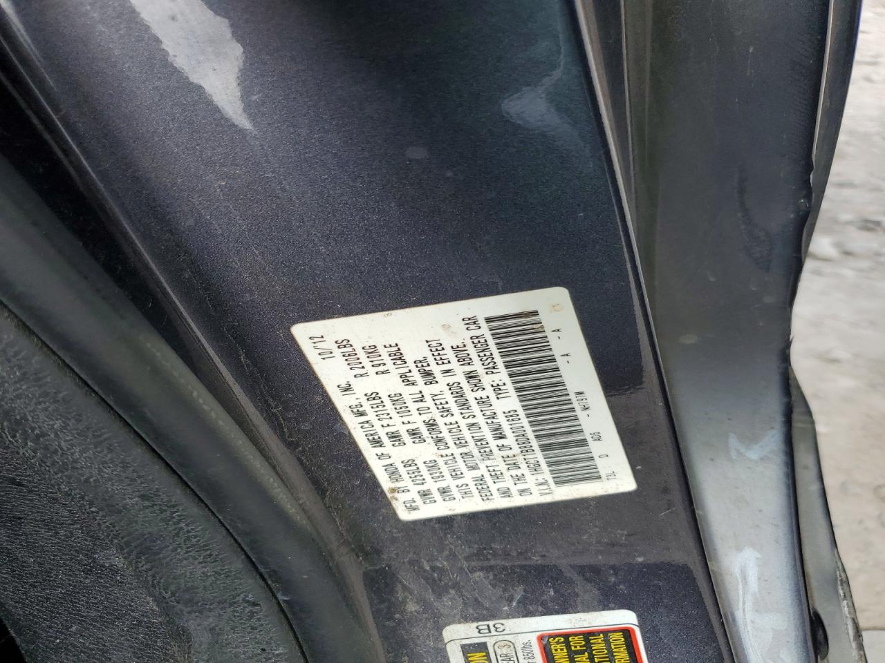 2013 HONDA ACCORD EXL photo 23