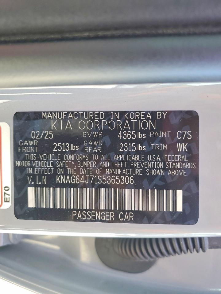 2025 KIA K5 GT-LINE photo 37