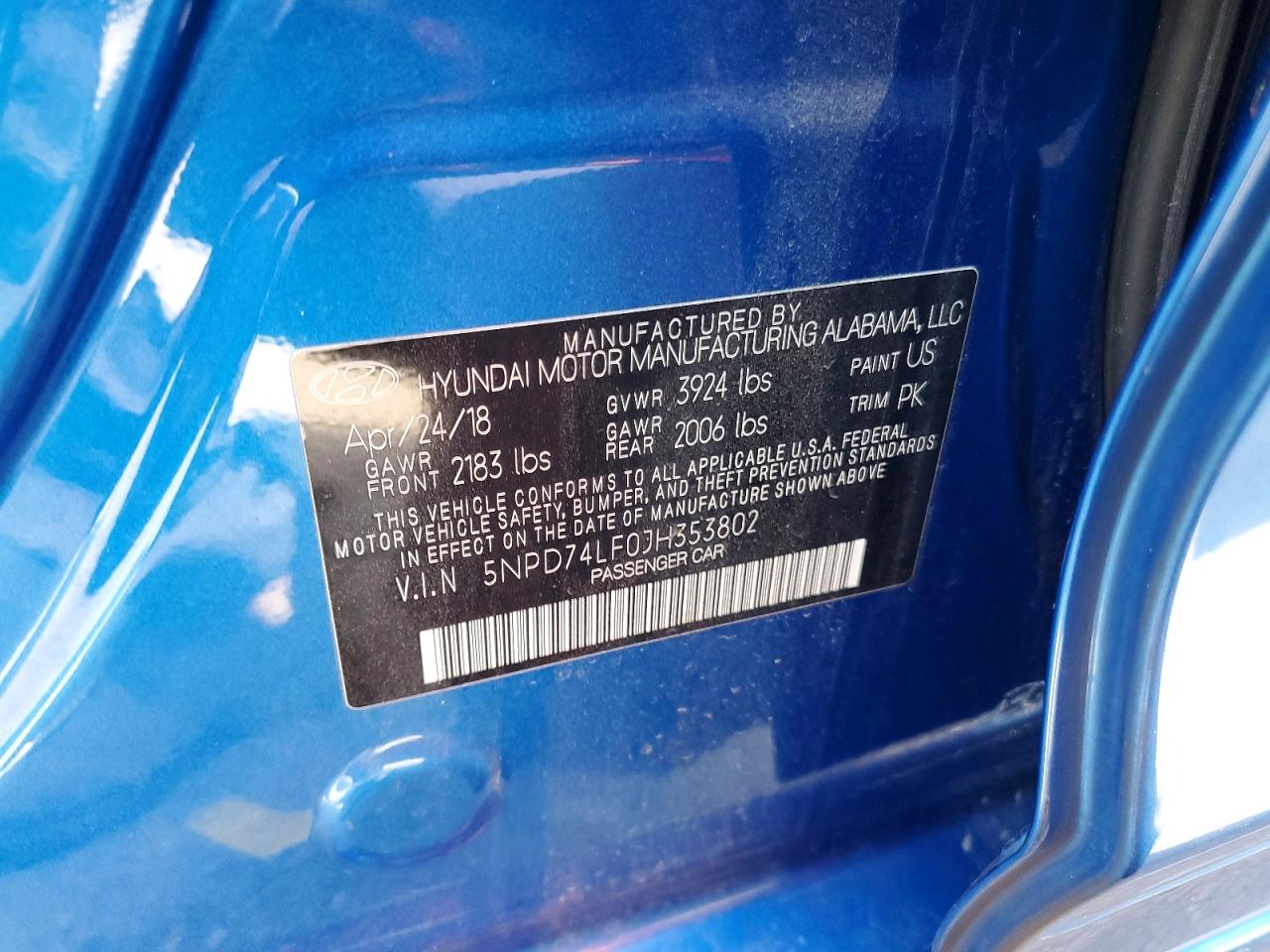 2018 HYUNDAI ELANTRA SE photo 23