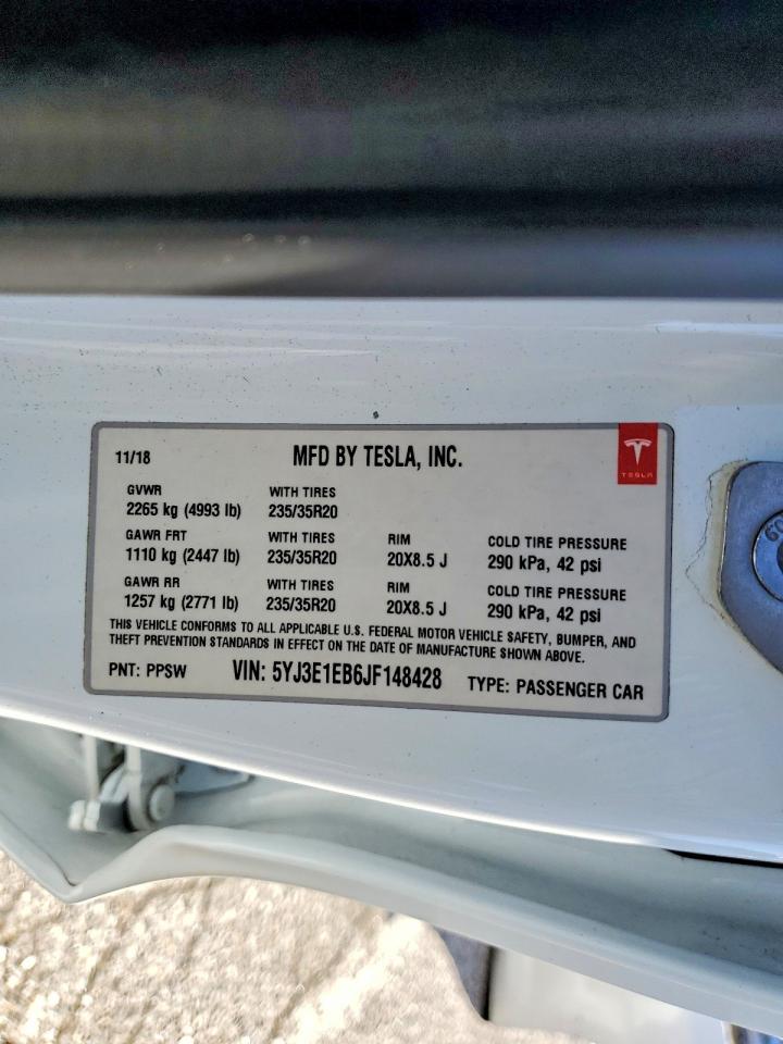 2018 TESLA MODEL 3 photo 37