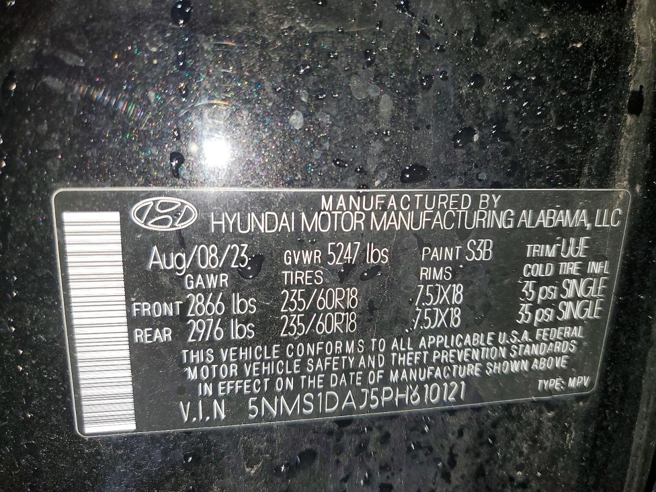 2023 HYUNDAI SANTA FE SE photo 40