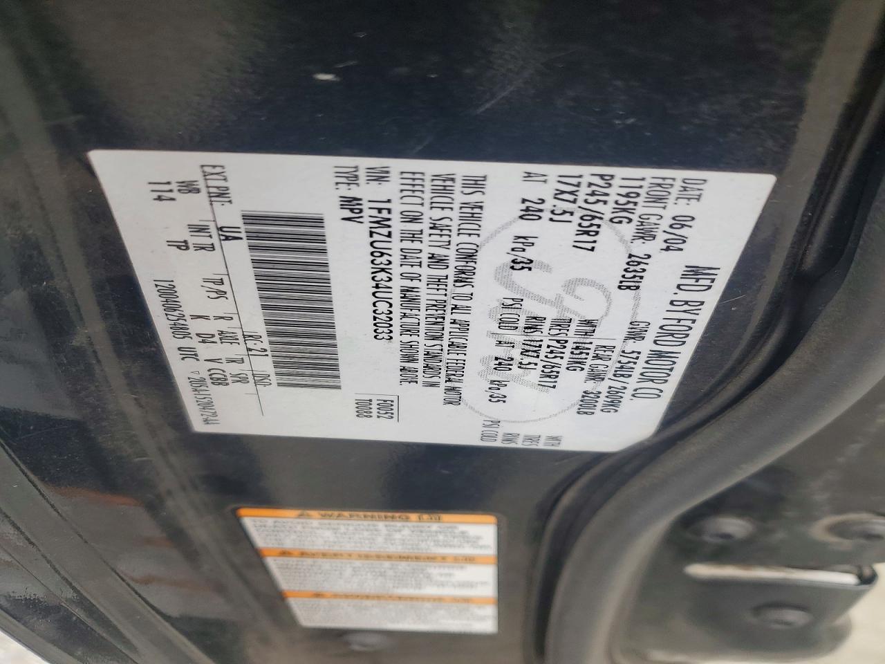 2004 FORD EXPLORER XLT photo 25