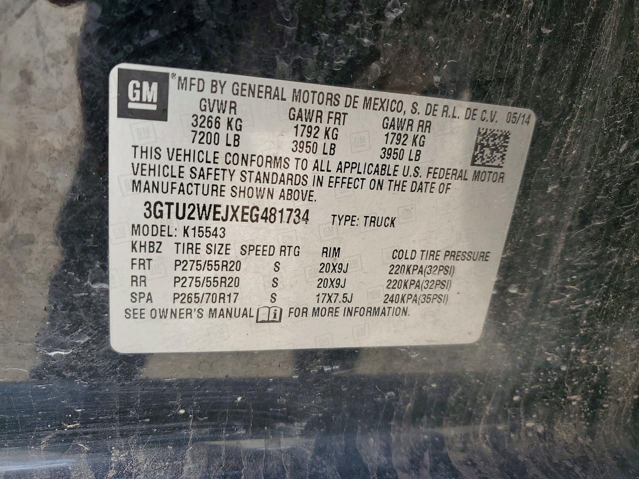 2014 GMC SIERRA K1500 DENALI photo 12