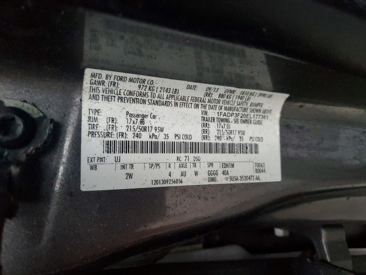 2014 FORD FOCUS SE photo 25