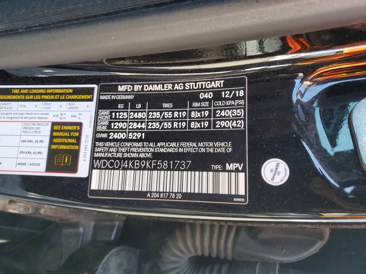 2019 MERCEDES-BENZ GLC COUPE 300 4MATIC photo 14