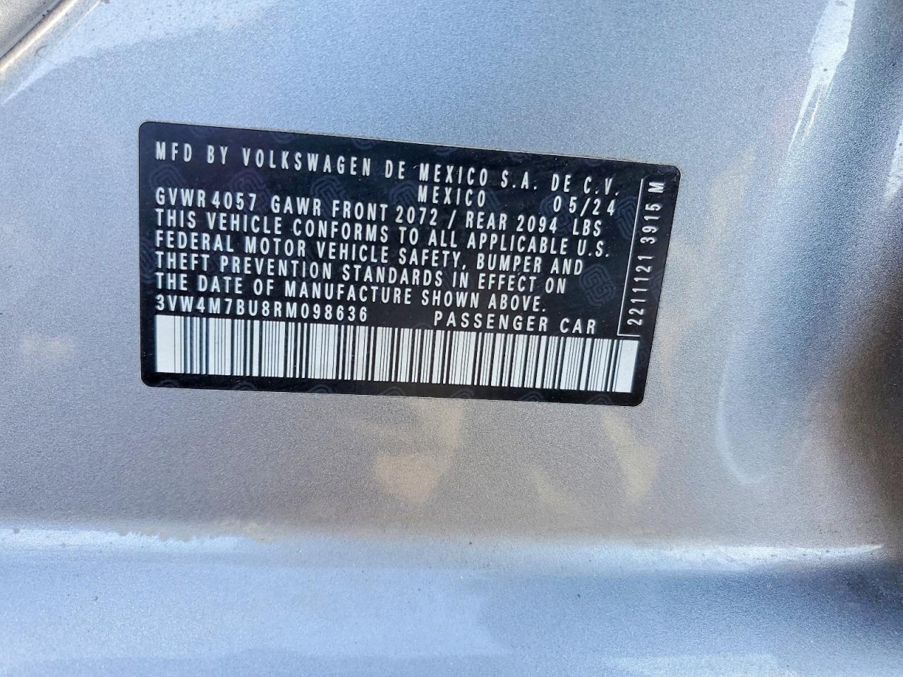 2024 VOLKSWAGEN JETTA S photo 37
