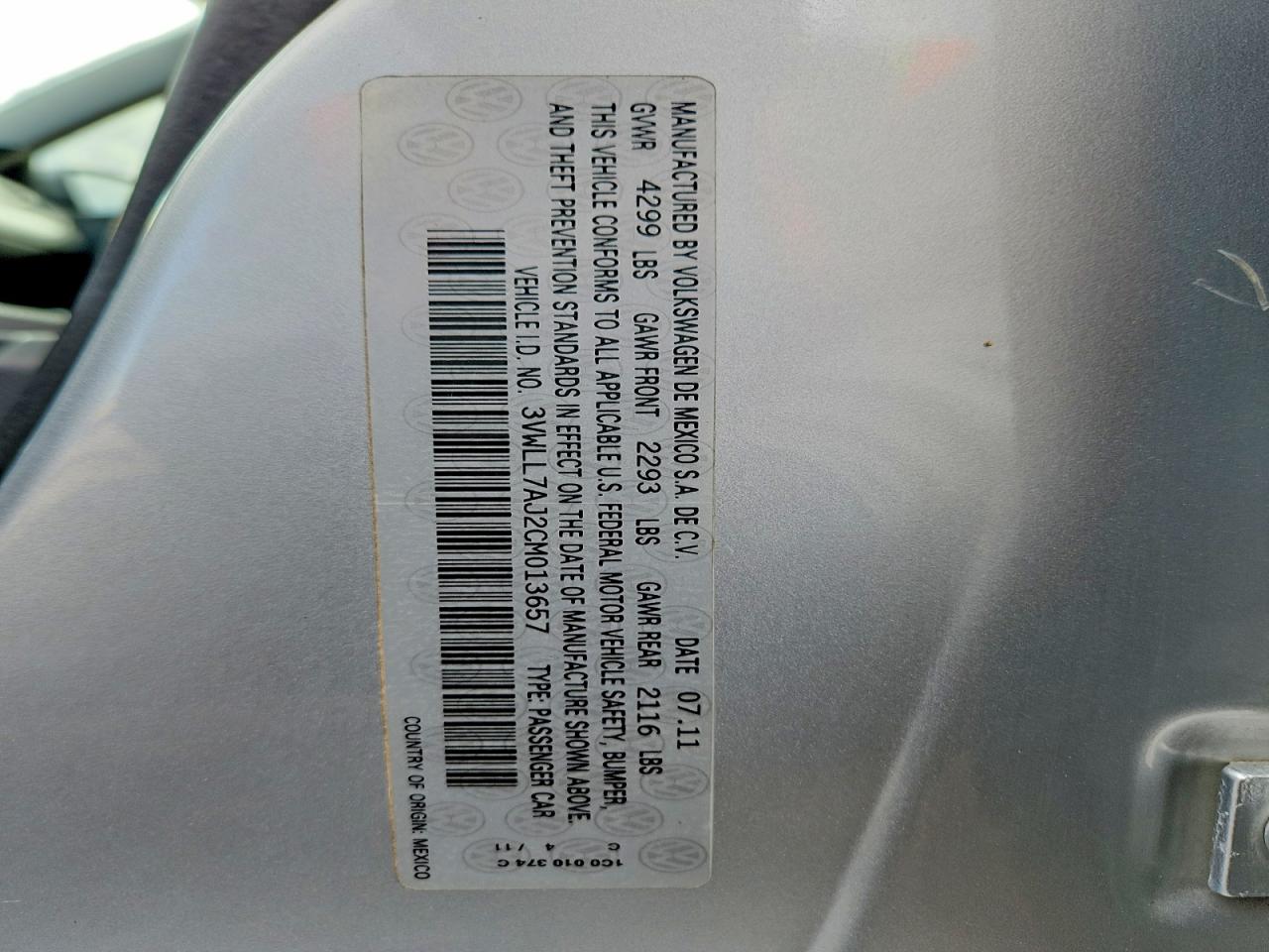 2012 VOLKSWAGEN JETTA TDI photo 23
