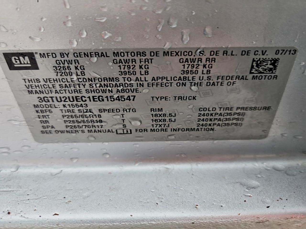 2014 GMC SIERRA K1500 SLE photo 12
