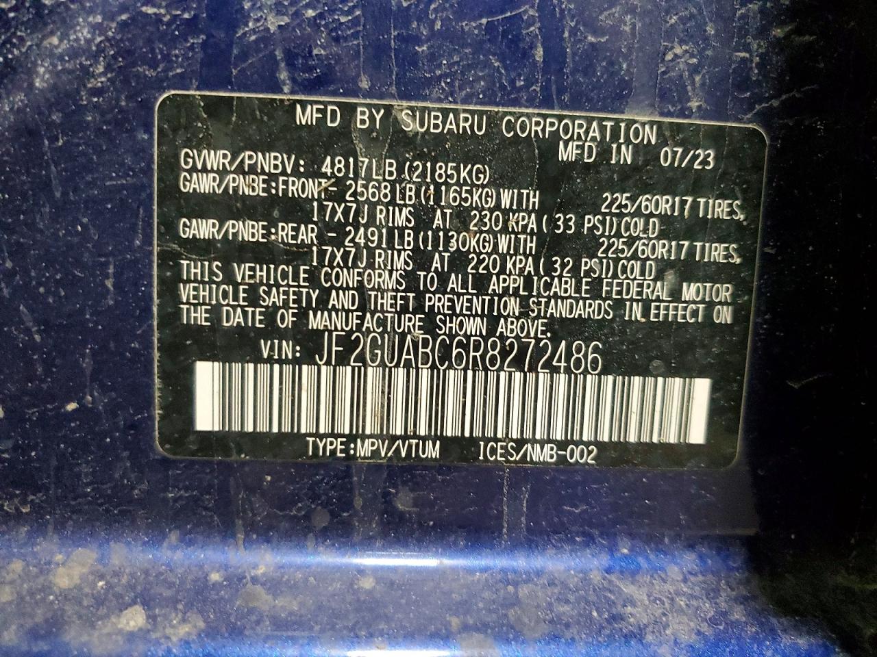 2024 SUBARU CROSSTREK photo 34