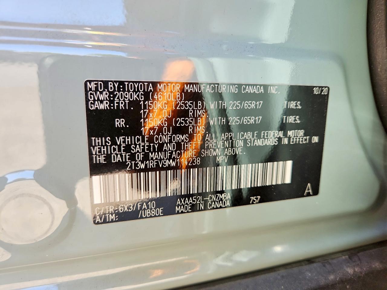 2021 TOYOTA RAV4 XLE photo 27