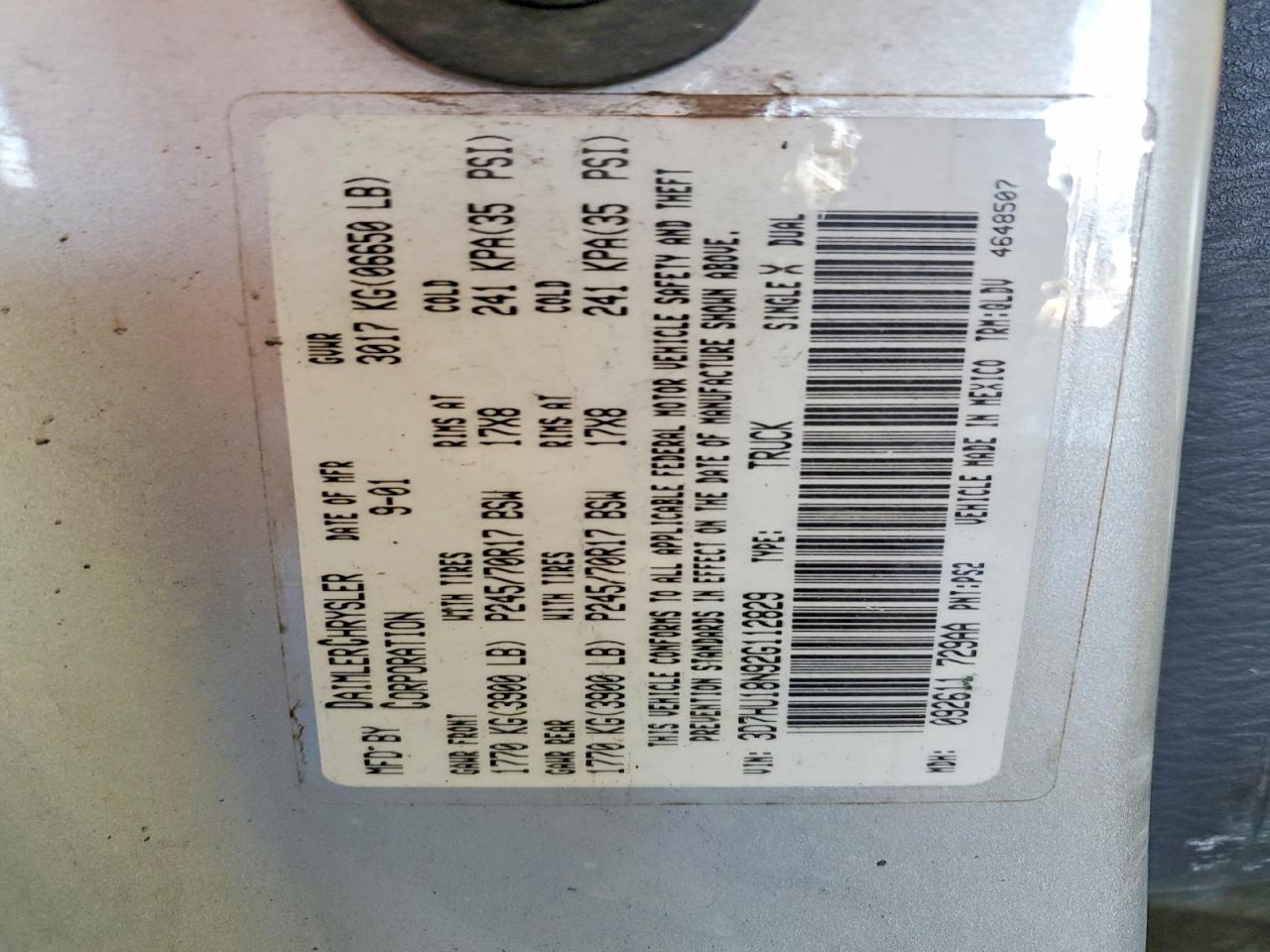 2002 DODGE RAM 1500 photo 34