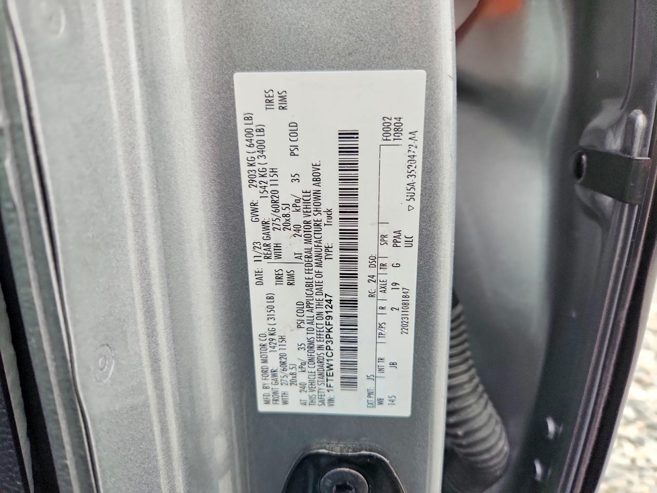 2023 FORD F150 SUPERCREW photo 23