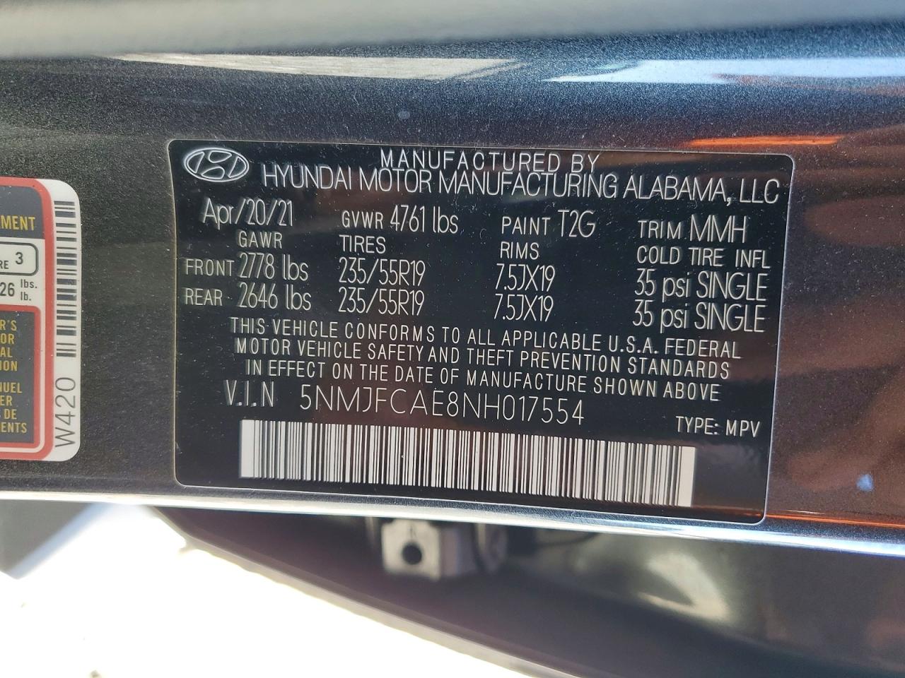 2022 HYUNDAI TUCSON SEL photo 14