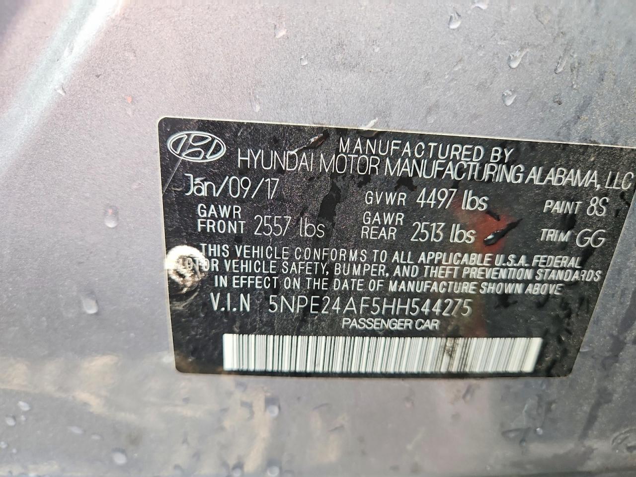 2017 HYUNDAI SONATA SE photo 12