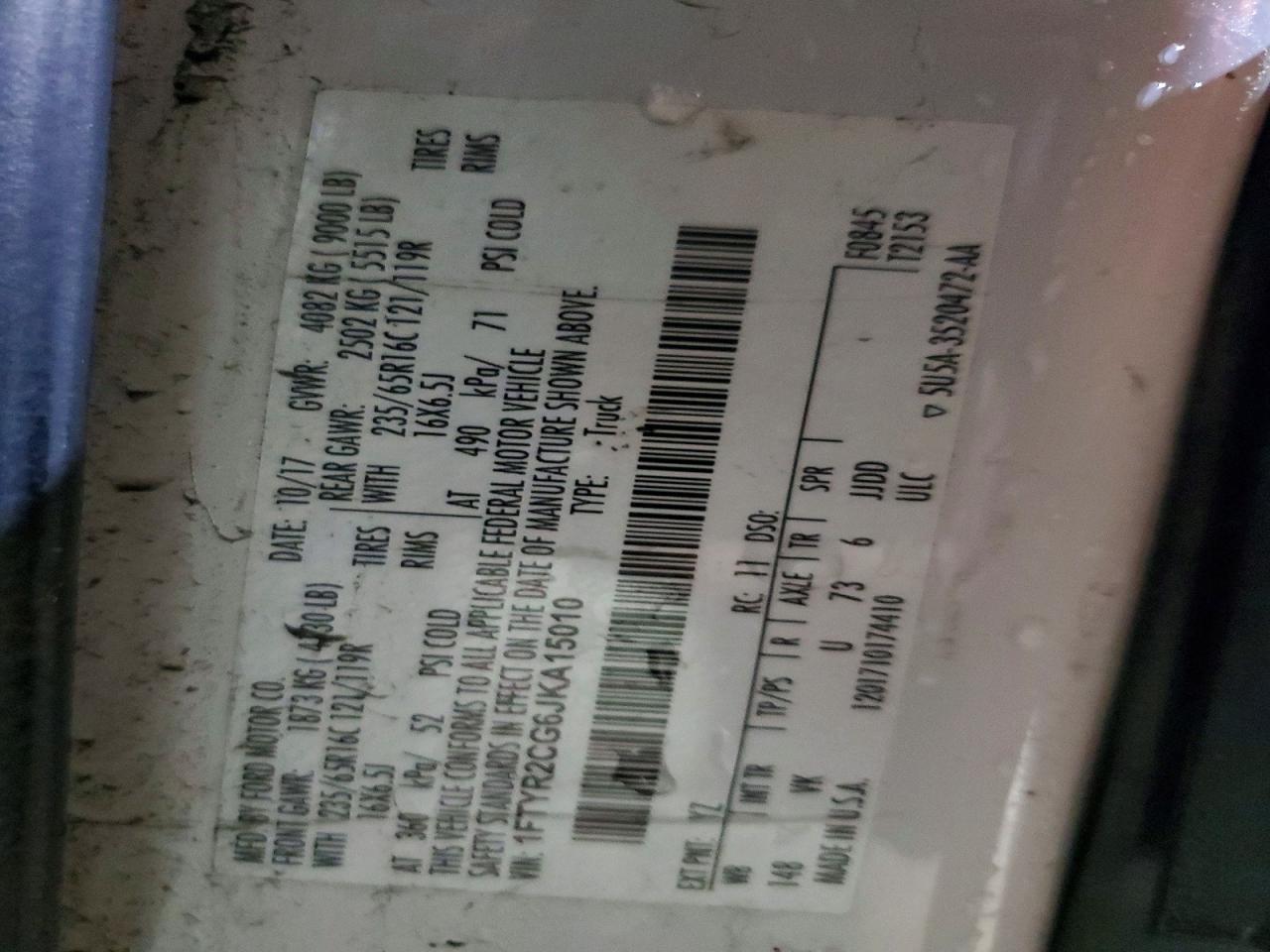 2018 FORD TRANSIT 250 DELIVERY VAN photo 25