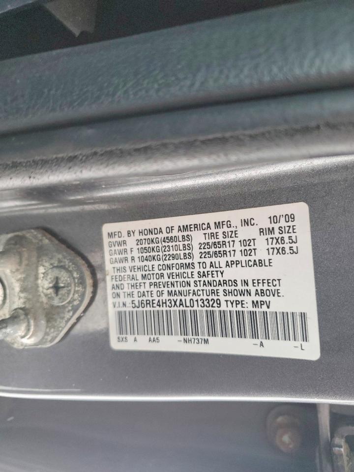2010 HONDA CR-V LX photo 14