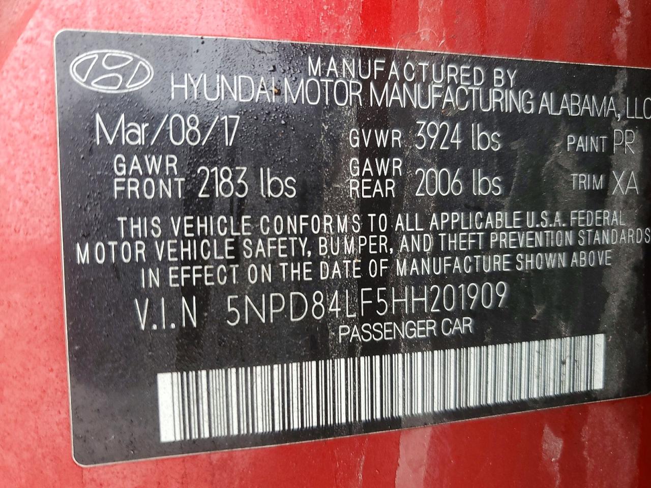 2017 HYUNDAI ELANTRA VALUE EDITION photo 12