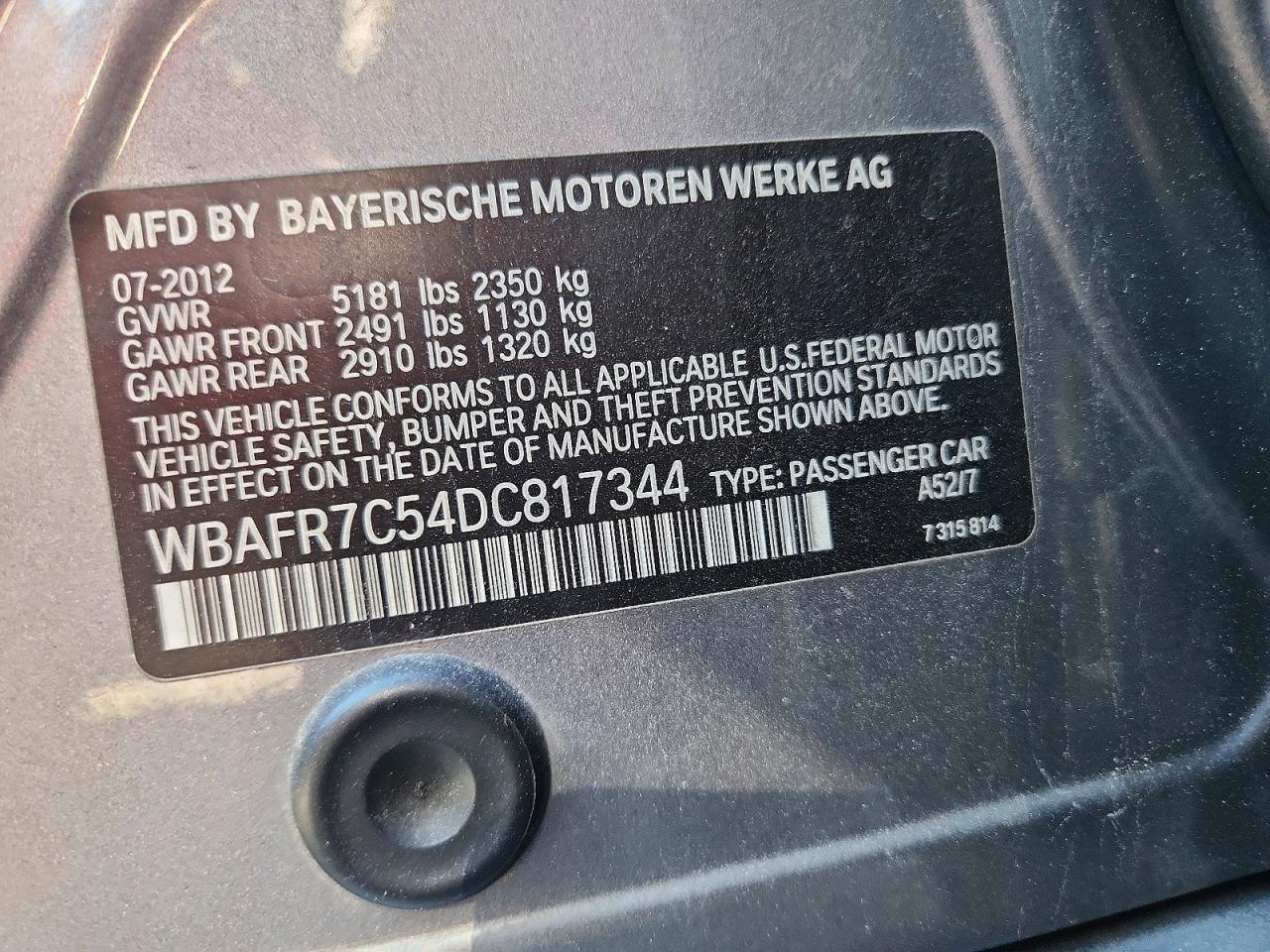 2013 BMW 535 I photo 37